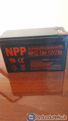 12V Akomuliatorius NPP12-7Ah