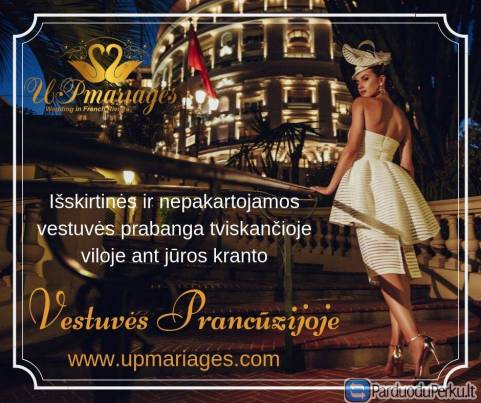 UPmariages - vestuvės Prancūzijoje