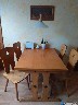 virtuvės stalas su 4 kėdėmis