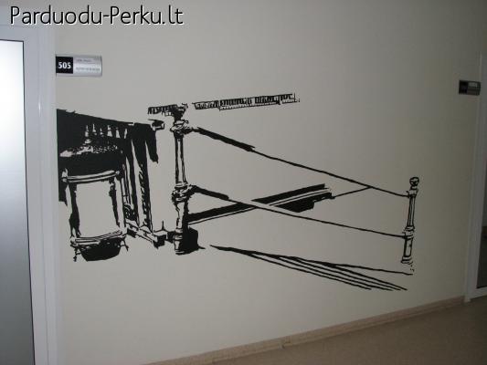 meninis sienų dekoras