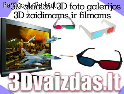 3D AKINIAI ŽAIDIMAMS, FILMAMS IR NUOTRAUKOMS!!!