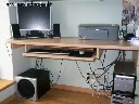 Kompiuteris + belaidis valdymas + garso aparatura + web cam