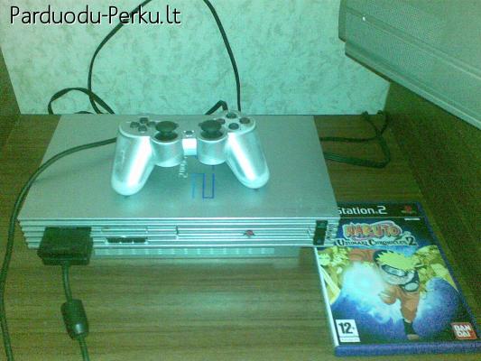 Parduodu puikiai veikiančia ps2 konsole uz 100lt