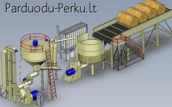 Šiaudų smulkinimo ir granuliavimo linija ŠSGL-1