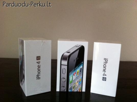 Parduodu iPhone 4S 16Gb juodas, naujas. 1650 lt