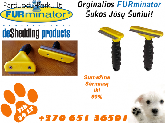FURminator šukos nuo šėrimosi