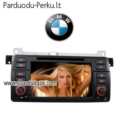 BMW E46 316i 318i 320i 323i 325i 328i DVD grotuvas GPS Telev