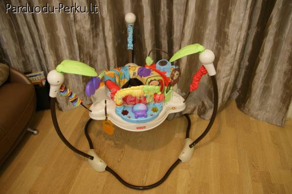 Fisher Price Swing & Rocker supynės ir LUV U ZOO jumperoo