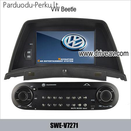 VW Beetle фабрика OEM стерео радио GPS навигация DVD плейър