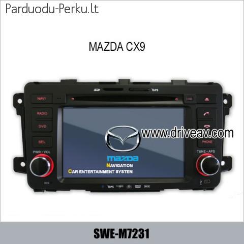 Mazda CX-9 CX9 aparatūra OEM radijo Car DVD grotuvai GPS Blu