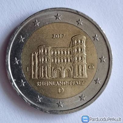 2 euro moneta  Vokietija 2017  Reino kraštas - Pfalcas 2 euro moneta • Vokietija 2017 • Reino kraš
