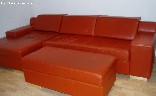 Sofa lova natūralios odos