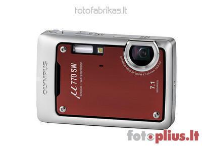 Olympus Mju 770 SW, Kompaktinis  NAUJAS TIK 610lt