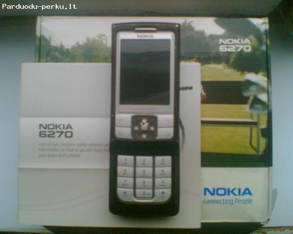 Pigiai parduodu Nokia 6270