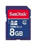 SanDisk SDHC 8 gb atminties kortele