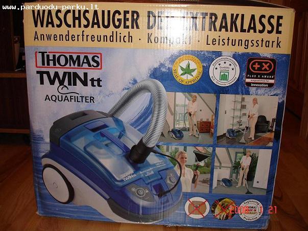 Parduodamas plaunantis dulkų siurblys "Thomas"