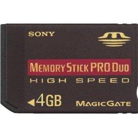 Memory  Stick  Sony  P R O  Duo  4g  High Speed