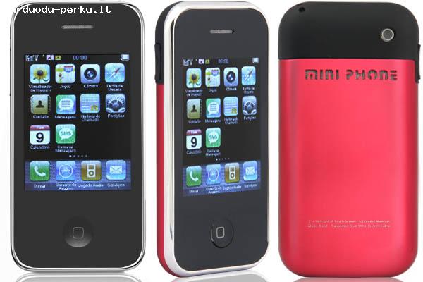 parduodu nauja maza juoda mini apple iphone su 2sim