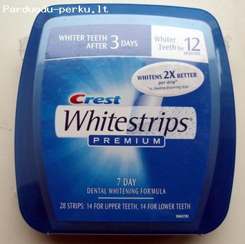 crest premium whitening strips