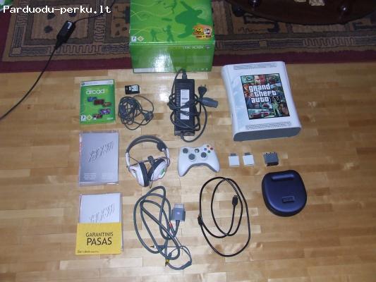 XBOX-360 Arcade tik 700 LT pilnas komplektas!!!