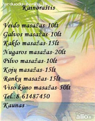 Klasikinis-segmentinis masazas