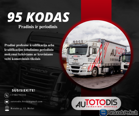 95 kodas pradinis/periodinis