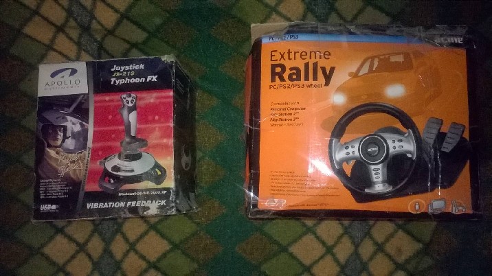ACME Extreme Rally Wheel - Joystick Vibration Feedback