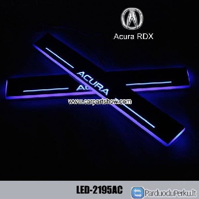 Acura RDX car led door scuffs logo lights auto