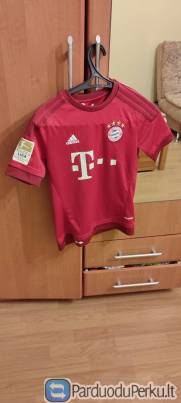 Adidas Bayern Lewandowski vaikiški futbolo marškinėliai