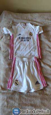 Adidas Real Madrid vaikiškas futbolo komplektas