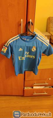 Adidas Real Madrid vaikiški futbolo marškinėliai 7-8 metų