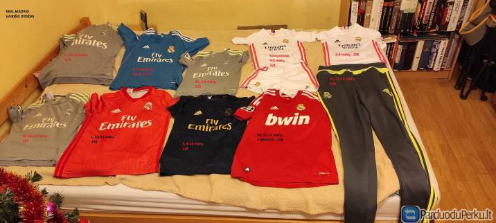 Adidas Real Madrid vaikiški futbolo marškinėliai