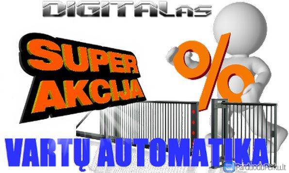 Akcija. Vartų automatika, sistemos, elementai