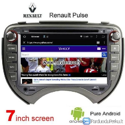 Android 4.4 Renault Pulse radijo DVD GPS TV navi