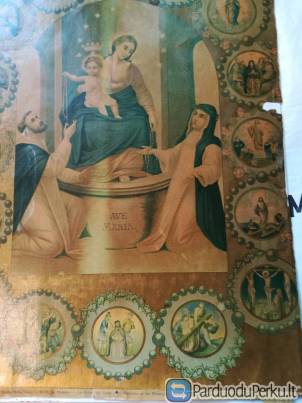 Antikvariniai švent. paveikslai (2 po 300 eu), 30x41 cm