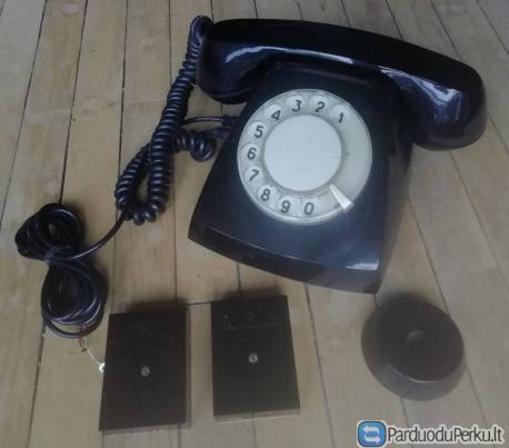 Antikvarinis laidinis telefono aparatas „TAH“