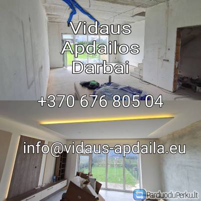 Apdailos darbai Vilniuje