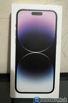 Apple iPhone 14 Pro Max - 1TB - Deep Purple (atrakinta) NAUJIENA