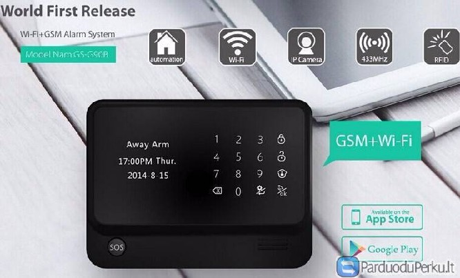 Apsaugos signalizacija G90B Wifi GSM/GPRS