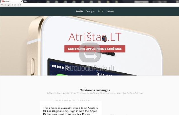 ATRIŠTAS.LT - Gamyklinis Apple iPhone atrišimas