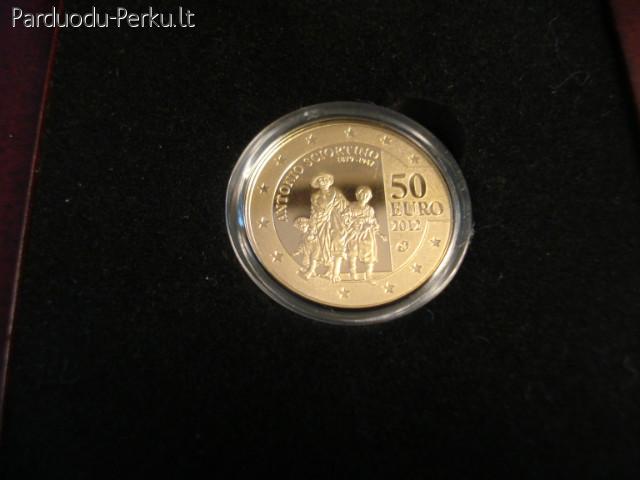 Auksinė 50 € moneta, Malta 2012