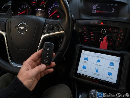 Auto raktų gamyba Klaipėdoje