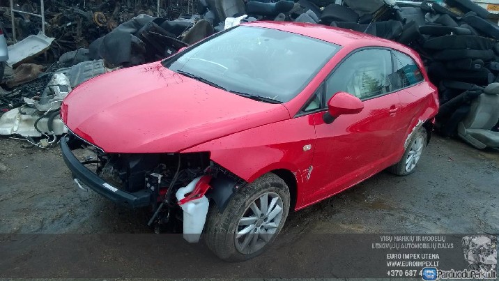 Automobilis ardomas dalimis Seat Ibiza, 2008.03 --