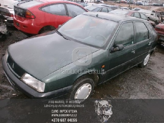 AUTOMOBILIU DALYS - CITROEN ZX 1993 1.4L 1360CM3 BENZINAS ME