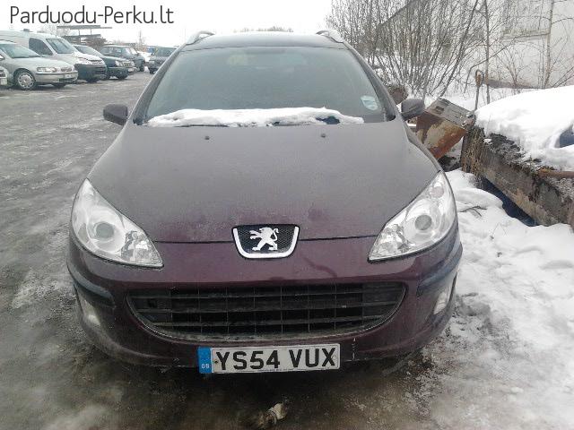 AUTOMOBILIU DALYS - PEUGEOT 407 2005 1.6L 1560CM3 HDI DYZELI