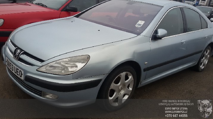 AUTOMOBILIU DALYS - PEUGEOT 607, 2000.01 - 2004.07 2.0 HDI 8