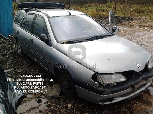 AUTOMOBILIU DALYS - RENAULT LAGUNA 1997 2.2L 2188CM3 61KW DY