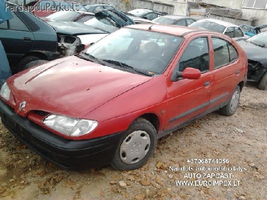 AUTOMOBILIU DALYS - RENAULT MEGANE 1996 1.6L 1598CM3 66KW BE