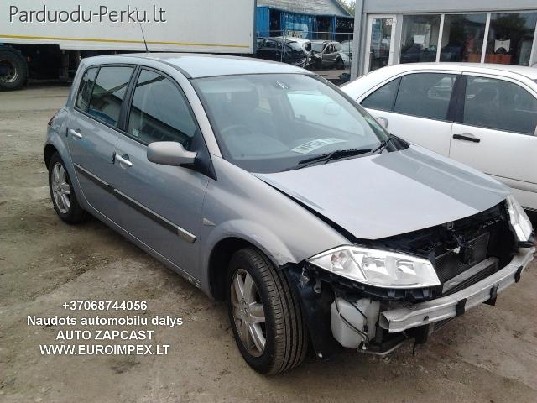 AUTOMOBILIU DALYS - RENAULT MEGANE 2004 1.5L 1461CM3 DYZELIS