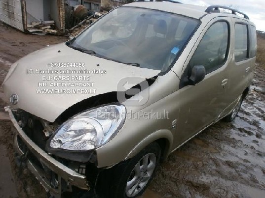 AUTOMOBILIU DALYS - TOYOTA YARIS VERSO 2004 1.3L 1299CM3 63K